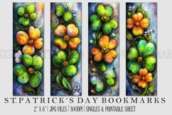 St Patrick's Day Bookmarks, Irish Bookmark Printable, s18 Product Image 1