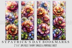 St Patrick's Day Bookmarks, Irish Bookmark Printable, s25 Product Image 1