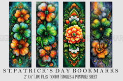 St Patrick's Day Bookmarks, Irish Bookmark Printable, s9 Product Image 1
