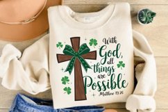 St. Patrick’s Day Christian Cross PNG, St. Patrick’s Day PNG Product Image 3