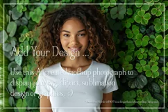 T-shirt Mockup, St Patrick's Day Mockup, Irish Female, b61 Product Image 2