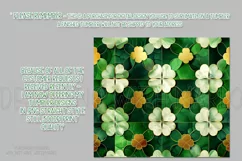 St Patricks Day Tumbler, Green Gold Geometric Tumbler, d11 Product Image 2