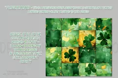 St Patricks Day Tumbler, Green Gold Geometric Tumbler, d3 Product Image 2