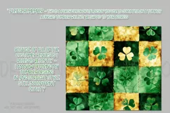 St Patricks Day Tumbler, Green Gold Geometric Tumbler, d7 Product Image 2