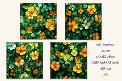 Alcohol Ink Clover Patterns, St Patricks Day Patterns, s1 Product Image 2