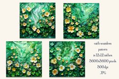 Alcohol Ink Clover Patterns, St Patricks Day Patterns, s11 Product Image 2