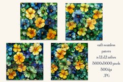 Alcohol Ink Clover Patterns, St Patricks Day Patterns, s14 Product Image 2