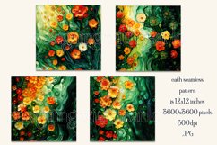 Alcohol Ink Clover Patterns, St Patricks Day Patterns, s19 Product Image 2