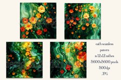 Alcohol Ink Clover Patterns, St Patricks Day Patterns, s4 Product Image 2