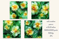 Alcohol Ink Clover Patterns, St Patricks Day Patterns, s6 Product Image 2