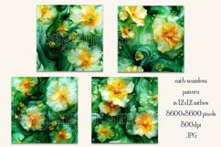 Alcohol Ink Clover Patterns, St Patricks Day Patterns, s7 Product Image 2