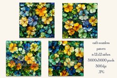 Alcohol Ink Clover Patterns, St Patricks Day Patterns, s8 Product Image 2