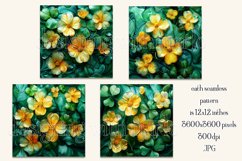 Alcohol Ink Clover Patterns, St Patricks Day Patterns, s9 Product Image 2