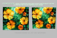 Alcohol Ink Tumbler, St Patrick&#039;s Day Floral Tumbler, d1 Product Image 2
