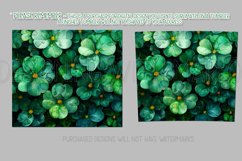 Alcohol Ink Tumbler, St Patrick&#039;s Day Floral Tumbler, d10 Product Image 2