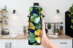 Alcohol Ink Tumbler, St Patrick&#039;s Day Floral Tumbler, d6 Product Image 3