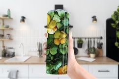 Alcohol Ink Tumbler, St Patrick&#039;s Day Floral Tumbler, d7 Product Image 3