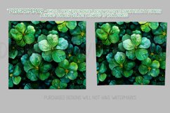 Alcohol Ink Tumbler, St Patrick&#039;s Day Floral Tumbler, d9 Product Image 2