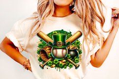 Baseball St Patricks PNG, St Patrick&#039;s Day PNG, Baseball Mom Product Image 2