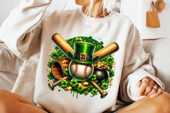 Baseball St Patricks PNG, St Patrick&#039;s Day PNG, Baseball Mom Product Image 3