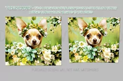 Dog Tumbler, St Patricks Day Tumbler, Boho Chihuahua Puppy 1 Product Image 2