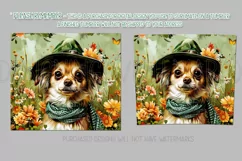 Dog Tumbler, St Patricks Day Tumbler, Boho Chihuahua Puppy 2 Product Image 2