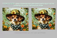 Dog Tumbler, St Patricks Day Tumbler, Boho Chihuahua Puppy 4 Product Image 2