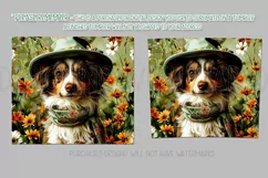 Dog Tumbler, St Patricks Day Tumbler, Boho Collie Puppy 1 Product Image 2