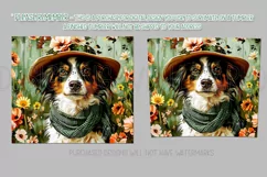Dog Tumbler, St Patricks Day Tumbler, Boho Collie Puppy 2 Product Image 2