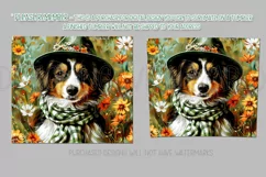 Dog Tumbler, St Patricks Day Tumbler, Boho Collie Puppy 3 Product Image 2