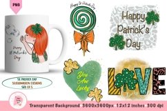 This is set of 5 St Patricks sublimation designs perfect for printing out. They are with a very high resolution of 300 dpi and transparent background.