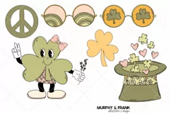 St Patricks Day Clipart Bundle Groovy St Patricks Clipart