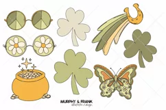 St Patricks Day Clipart Bundle Groovy St Patricks Clipart