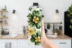 St Patricks Day Tumbler, Clover Tumbler, Shamrocks Tumbler 3 Product Image 3