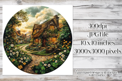 Irish Cottage Scenery Spinner, Sublimation Wind Spinner w2 Product Image 2