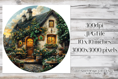 Irish Cottage Scenery Spinner, Sublimation Wind Spinner w4 Product Image 2