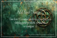 Cracked Distressed Celtic Background, St Patricks Day Mockup Product Image 2