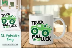 Truck Full Of Luck, St. Patrick's Day Svg Product Image 4