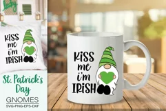 St. Patrick's Day Gnome Svg, Kiss Me I'm Irish Svg Product Image 2