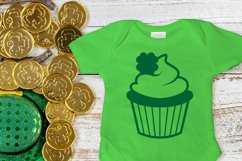 st patrick&#039;s day cupcake svg
