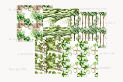 GlamArtZhanna, St Patrick Day paper, St Patricks Day, Patrick pattern, Cottage paper, Cottage pattern, Irish digital paper, Irish pattern, Lucky paper, Lucky pattern, Shamrock paper, Shamrock pattern, Clover Digital paper, Clover background