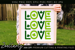 St Patrick's Day SVG Love Lucky Shamrock T-shirt Mug Design Product Image 7