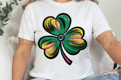 St Patricks Day Glitter Shamrock Sublimation PNG Product Image 2