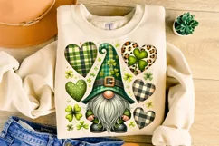 St Patrick's Day Gnome PNG, Lucky Day PNG, Shamrock PNG Product Image 3
