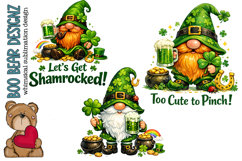 St Patrick's Gnome Clipart Product Image 1