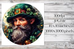 Irish Leprechaun Spinner, Sublimation St Patrick&#039;s Day, w2 Product Image 2