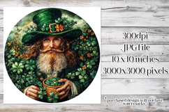 Irish Leprechaun Spinner, Sublimation St Patrick&#039;s Day, w6 Product Image 2