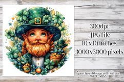 Irish Leprechaun Spinner, Sublimation St Patrick&#039;s Day, w8 Product Image 2