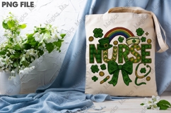 St. Patricks Day Nurse Png, St.Patricks Product Image 4