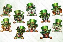 St Patrick’s Day Peeking Dogs Sublimation Product Image 4